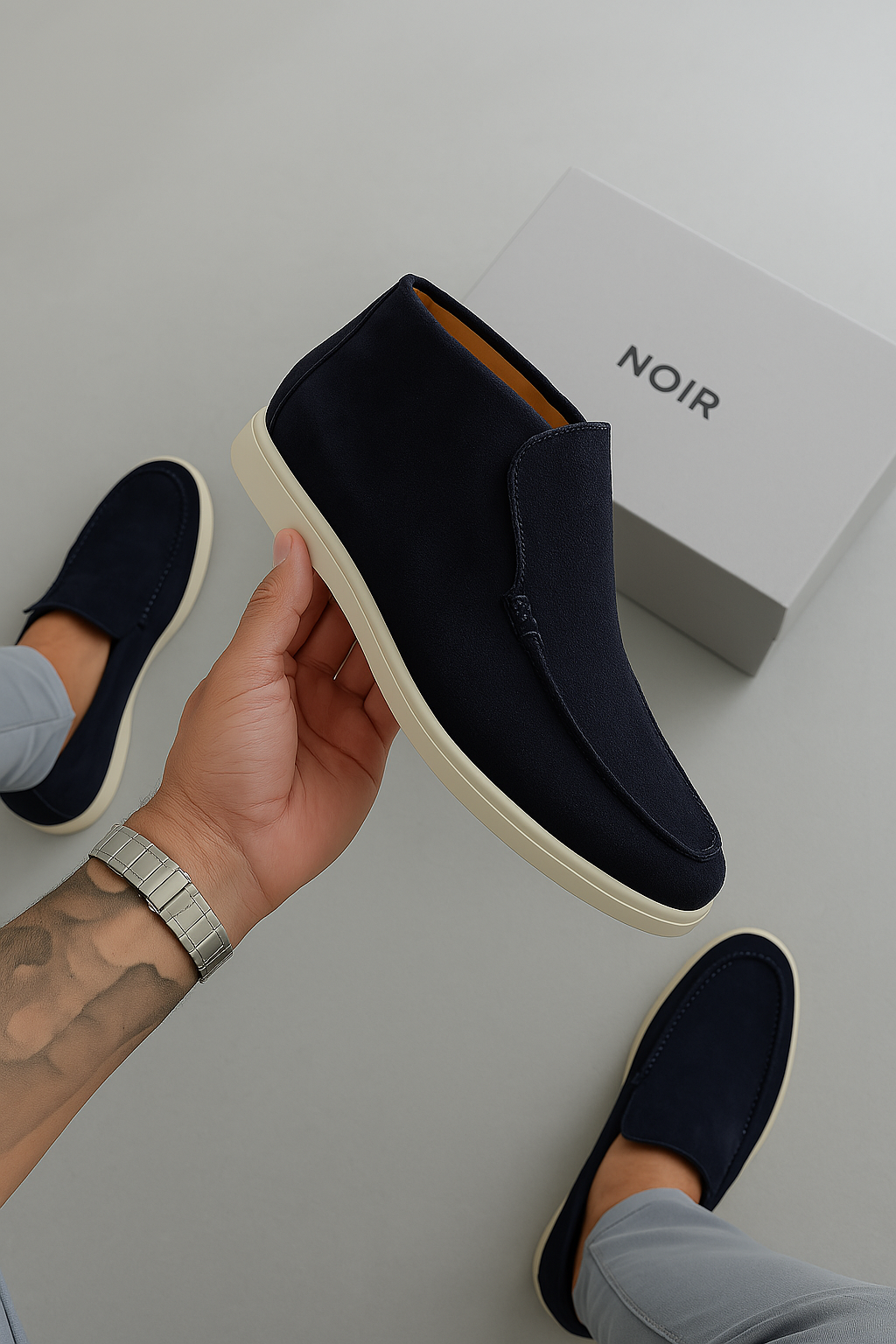 Loafer Alto Suede