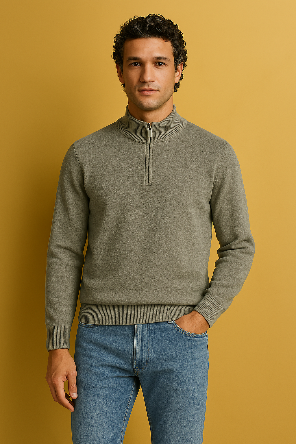Valente Merino Half-Zip
