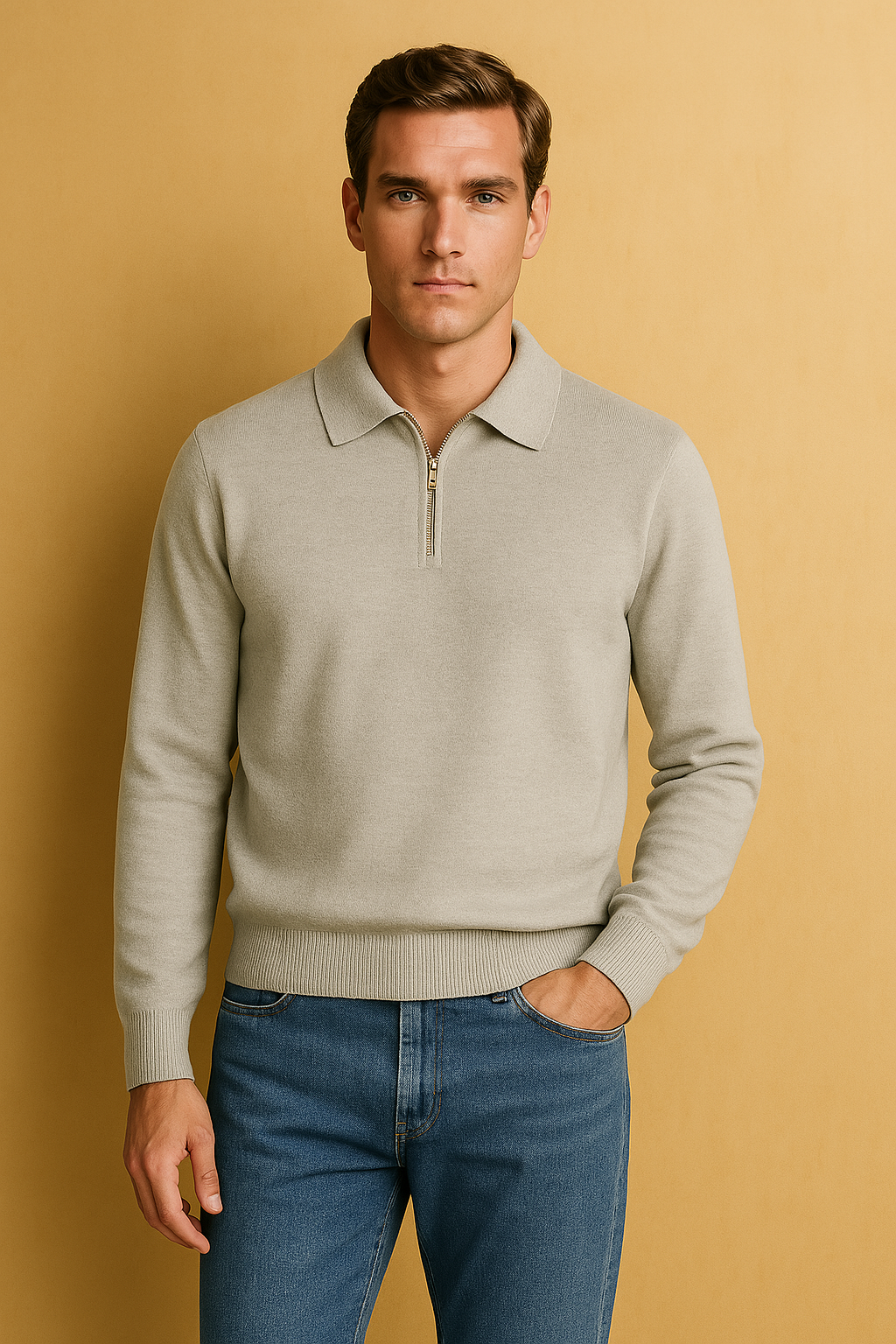 Matteo Knit Half-Zip